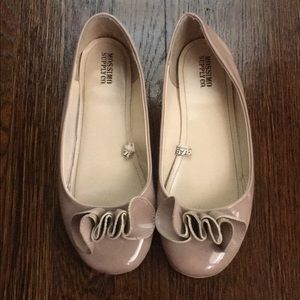 Tan Patent Ballet Flats